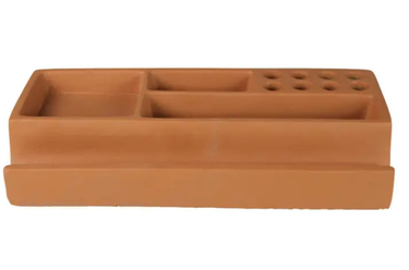 Terracotta Desk Organizer