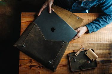 ColsenKeane No. 721 Attaché Case | 5/6oz Full Grain Leather | Slim Minimalist Briefcase