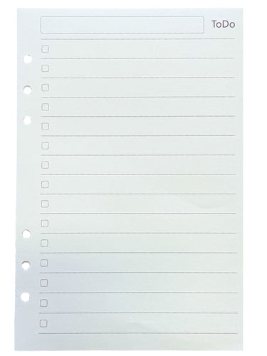 No. 324 A5 Ring Journal Planner Inserts